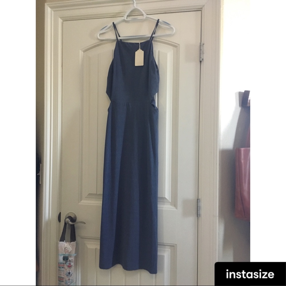 Cutout midi dress